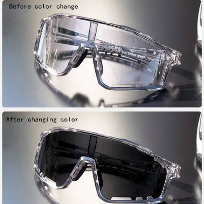 Gafas fotocromáticas para ciclismo, gafas deportivas para exteriores para hombres y mujeres, para montar en bicicleta de montaña, carretera y pesca