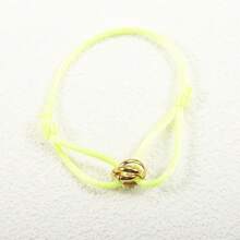 1 Pieza Brazalete de acero inoxidable ajustable hecho a mano con 3 círculos huecos, joya minimalista unisex como regalo para parejas