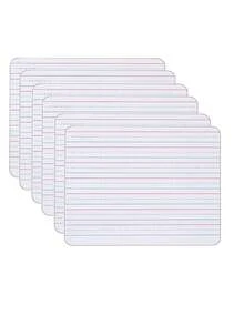 2/6/10pcs Small Lined White Board Sheets For Students 8.85"X11.8" Dry Erase Board Sheets With Lines Ruled Writing Whiteboard Sheets Homeschool Supplies Teacher Classroom Pack Of