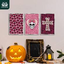 Putuo Decor 2D 平面 3 件德国宗教木质标志墙贴，适用于家庭客厅教堂的墙壁艺术装饰，生日、婚礼、周年纪念、圣诞节、感恩节、旅行礼物和装饰