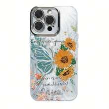 Funda para teléfono 1 funda para teléfono con temática de Año Nuevo 16/15/14/13/12/11 Pro Plus 2025, con textura con revestimiento láser IMD. Incluye una película de lente y ofrece protección contra golpes, lo que lo convierte en un híbrido clásico adecuado tanto para hombres como para mujeres. - Colores mixtos 1 - Ver 1