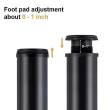 4pcs 710mm  Adjustable Breakfast Bar Support Kitchen Table Leg Black Kitchen Worktop Round Furniture Leg - 黑色 - 查看 3