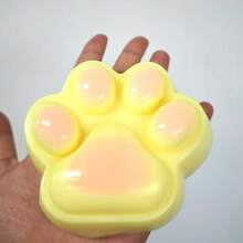 1/5个猫爪挤压玩具，慢回弹葡萄/橙色，减压挤压玩具，立方体挤压玩具，粘性挤压玩具，大号弹性挤压猫爪，指尖旋转玩具，生日派对礼物 - 彩色 - 查看 17