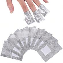 200pcs Aluminum Foil Nail Polish Remover Pads, Absorbent Fabric Blocks, Suitable For Home Manicures And Salon Use, Can Remove Gel Nail Polish, Nail Polish, And Acrylic Nails.()