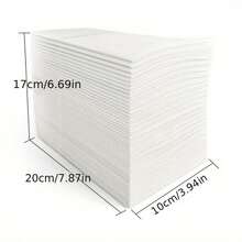 100pcs White Linen Texture Disposable Paper Napkins With Built-In Cutlery Pockets - Super Absorbent, Suitable For Weddings, Parties, Christmas Decorations, Christmas Napkins, Christmas Table Decor, Elegant Table Settings For Holidays And Special Events, Party Utensils, Refined Table Decor, Cutlery Pocket Design - Multicolor - View 4