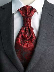 1 pieza Corbata casual de negocios para hombres con estampado geométrico de 2.76 pulgadas, adecuada para uso diario, eventos, exteriores, trabajo, fiestas, vacaciones - Accesorio esencial para caballeros de éxito