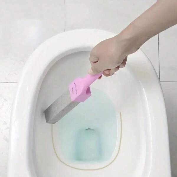 Limpiador de Inodoro de Piedra Pómez - Mango Ergonómico, Perfecto para la Eliminación de Manchas de Baño y Piscina, No Necesita Electricidad, Herramienta de Limpieza Esencial para el Hogar