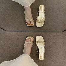 Women Flat Sandals - 棕色 - 查看 3