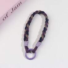 彩色编织短款手机挂绳装饰配件