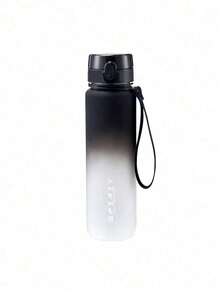 1个650ml/1000ml塑料运动水壶，防漏，耐热，适合学生和户外使用，容量大 - 彩色 - 查看 7