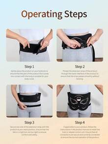 1个EMS臀部训练器，轻质材料，平躺使用效果更佳，建议6个周期打造蜜桃臀。电动按摩器，用于刺激臀部肌肉，紧致肌肤，塑造臀型。 - 橘色 - 查看 7