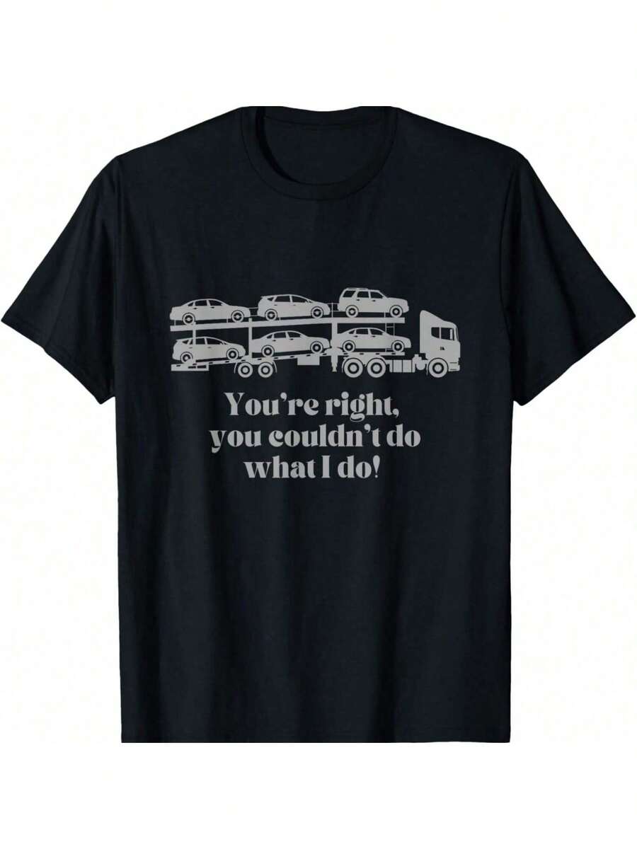 Car Hauler Drr Vehicle Transport Long Haul Trucker T-Shirt - black23 - 查看 1