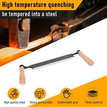 10 In Draw Knife,Felled Draw Shave Knife, Curved Draw Knife Draw Shave Tool Woodworking Debarking Hand Tool, Wood Razor Shaving Wood Barking Tool,Bark Peeler, Drawing Knife, Draw Shave, Shaving Knife,7986317 - 黑與白 - 查看 6
