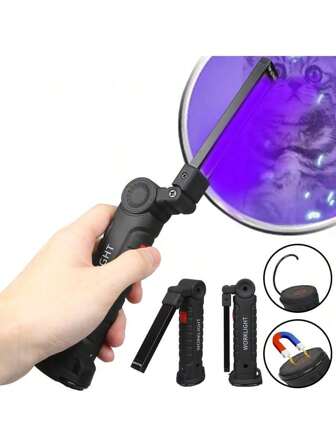 Luz ultravioleta multifuncional, luz violeta para detectar musgo, escorpión, moho amarillo, luz ultravioleta de 365nm para verificación de jade y moneda
