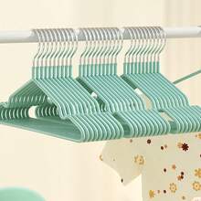 20pcs/10pcs Baby Clothes Storage Rack, Children's Garment Drying Rack, Durable Non-Slip Clothing Hanger, Home Storage Organization For Bathroom, Bedroom, Closet, Wardrobe, Home, Dorm - Children's Non-slip Hanger - View 21