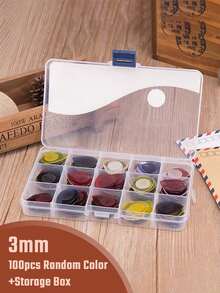 6/12/100 件大号水滴形吉他拨片吉他拨片电吉他拨片吉他配件适合所有吉他手（1/2/3 毫米） - 彩色 - 查看 9