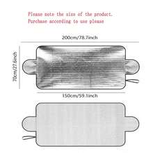 Easypie Selection 1 Piece Car Windshield Winter And Summer Dual-Purpose Sun Protection Sunshade, Snow Protection Sunshade, Anti-Frost And Snow, Universal Type 200*70 Cm