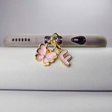 Pink Cute Butterfly Letter Beautiful Girl Series Dust Plug Apple Type-C Is Suitable For Sending Girlfriends And Friends. - Pink - View 17