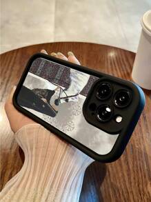 1 pieza Funda de teléfono con diseño de caballo, resistente a golpes, cubierta protectora antideslizante compatible con iPhone 16, 16 Plus, 16 Pro Max, 16e, 15, 15 Plus, 15 Pro Max, 15e, 14, 14 Plus, 14 Pro Max, 14