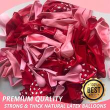 111 个/套草莓形状气球 - 红色和粉色乳胶气球和草莓铝箔气球，适用于男孩女孩儿童生日、迎婴派对、婴儿洗礼、婚礼、订婚、周年纪念、毕业典礼、甜美女孩派对、红色水果生日派对装饰 - 紅色 - 查看 3