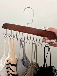 1/2 Pieces Detachable Multifunctional Clothes Hanger, Suspender And Bra Rack, Seamless Drying Rack, Spring, Minimalism, Summer Top - Multicolor - View 8
