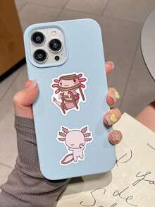 Cute Cartoon Salamander Drawing Sticker Cartoon Anime Figure Newt Salamander Cynops Orientalis Salamandrid Image Stickers Manual DIY Puzzle Paster Mini-Game Waterproof Sticker Festival Gifts Party Gifts A Birthday Present Luggage Notebook Computer Mobile Phone Decoration Sticker New HOT Figures Water Bottle Stickers Games