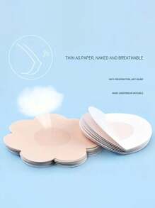 50/100 piezas Almohadillas desechables para enfermería, invisibles y transpirables, cubiertas para pezones antifricción, muy discretas y autoadhesivas, diseñadas para comodidad y confianza en ropa interior y prendas íntimas de mujeres, aptas para verano, bodas, baile, deportes, carrera