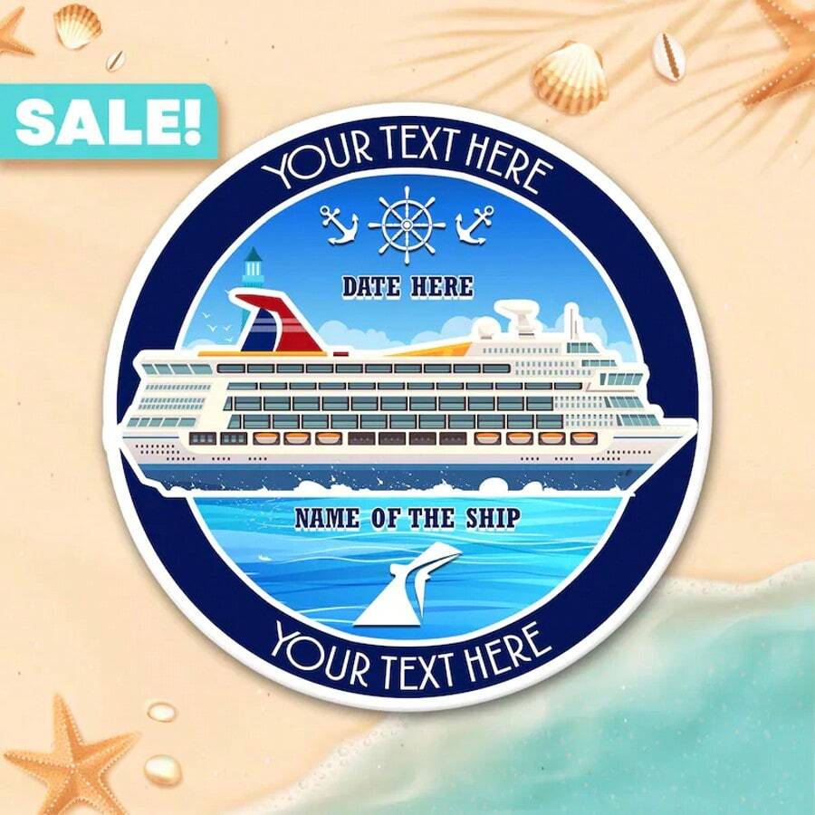1 chiếc nam châm dán cửa du thuyền Royal Caribbean tùy chỉnh cá nhân hóa, đồ trang trí cửa du thuyền, nam châm cửa, nam châm du thuyền, hãng du thuyền, trang trí nội thất.