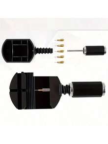 11pcs/Set Black Watch Band Repair Tool Kit - Black - View 2