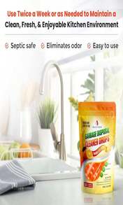 Garbage Disposal Cleaner Deodorizer Tablets - 24 Pack (1 Year Supply) Powerful Foaming XL 15g Fresh Citrus-Scented Foam Freshener Tabs Clean, &Amp; Eliminate Garburator Disposer Sink Odors - 1 Count (Pack Of 50) - View 4