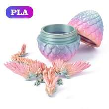 1 szt. 2025 Nowy, drukowany w 3D, świecący w ciemności kryształowy smok ze skrzydłami, realistyczne ruchome stawy, dekoracja biurka w stylu gradientu, zabawka dla chłopców, wykwintny prezent urodzinowy, upominek na imprezę świąteczną