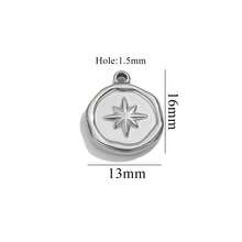 5 Stücke Edelstahl Mode einfache Stern Mond Herz geformter Bienen Anhänger DIY Halskette Armband Schmuckherstellung Zubehör