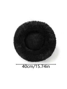 1-częściowe pluszowe legowisko dla zwierząt, zimowe legowisko dla kota, legowisko dla psa, ciepłe i zdejmowane, okrągłe legowisko dla kota, odpowiednie na wszystkie pory roku