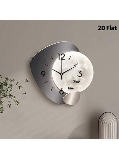 1pc Nordic Creative Simplicity Wand Clock, Super Silent Quartz Movement, No Ticking, ating Clocks In Living Rooms,Bedroom Room, Offices, Restaurant, Cafes, Perfect ative Friends Family Home Room view 3