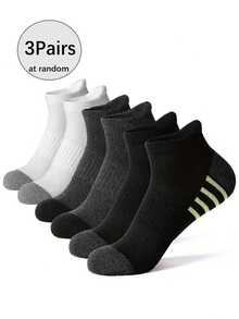 1/3/6/10 Pairs Multi-Color Plus Size Men's Breathable Mesh Basketball Sports Ankle Socks, Spring/Summer - Multicolor - View 18