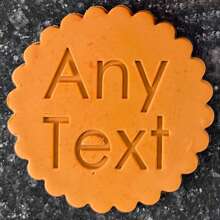 Ștampilă personalizată pentru biscuiți, Halloween și Crăciun, în relief, design 3D, pentru decorarea torturilor de bucătărie, instrumente de tăiere DIY, șablon pentru tort de zahăr, șablon de nuntă, lut moale, bomboane în relief, nume, tort, lucrat manual