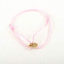 1 Pieza Brazalete de acero inoxidable ajustable hecho a mano con 3 círculos huecos, joya minimalista unisex como regalo para parejas