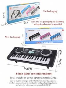 Đồ chơi đàn piano điện tử 37 phím, đàn piano mô phỏng đa chức năng, nhạc cụ hai chế độ, trò chơi giáo dục và tương tác, quà tặng cho bé trai và bé gái, phụ kiện ngẫu nhiên đi kèm, không bao gồm pin. - Nhiều màu - Xem 14