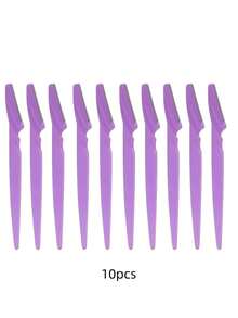 1pc/10pcs/30pcs Canned Eyebrow Razor With Protective Net, Long Stainless Steel Handle, Anti-Scratch Makeup Tool,Cheap,Stocking Stuffers,Makeup,Makeup Tools,Cheap Stuff,Gifts,Gifts For Women,Christmas Gifts - Multicolor - View 20