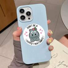 1/3 件“别做河马 - Twatamus”乙烯基贴花贴纸，5 英寸，搞笑汽车卡车货车 SUV 窗户墙杯笔记本电脑贴花，车辆配件，汽车贴纸，适用于学校用品，返校 - Multicolour - 查看 3