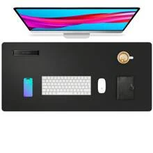 80 X 40 Cm Beige Extended Mouse Pad, Writing Pad, Office Desk Mat, Desktop Protector, Anti-Glare, Anti-Scratch, Waterproof PU Leather + Anti-Slip Velvet Surface, Multiple Sizes & Colors Available, Modern Home Decor Pad, Leather Desk & Coffee Table Pad, Laptop Protector, Washable & Reusable Extra Large Computer Mouse Pad, Easy To Clean Office & Study Supplies Gaming Mouse Pad