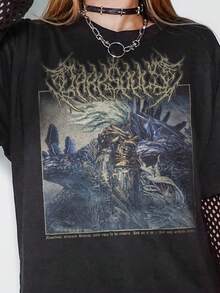 Women T-Shirts - 黑色1 - 查看 1