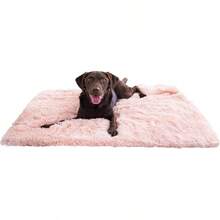 Best Friends By Sheri Calming Shag Dog Blanket – Ultra Soft Faux Fur Pet Throw, Anxiety-Relief, Lightweight Warm Bed Cover For Dogs And Cats, Machine Washable, Taupe, 30" X 40" RXUF - 棉花糖粉紅色 - 查看 9