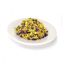 1 paquete (60 g) de flores secas de crisantemo dorado - Para hacer bolsitas perfumadas DIY para el armario, velas aromáticas DIY, decoración floral, adecuado para decoraciones de festivales y observación