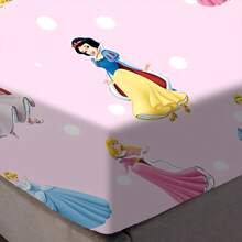 Disney Juego de sábanas de 3 piezas Disney, 1 sábana ajustable, 2 fundas de almohada (sin núcleo) del personaje Stitch, elegante, suave y cómodo, adecuado para dormitorios familiares, habitaciones de invitados, universal para todas las estaciones