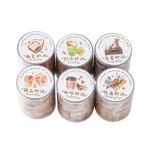 1 Cuộn Băng Keo PET Cổ Điển, Băng Keo Trang Trí Tự Làm Bộ Sưu Tập Lá Thư Mùa Thu, Đồ Dùng Học Tập, Trở Lại Trường Học - Nhiều màu - Xem 12