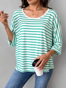 Women Blouses - Mint Green - View 2