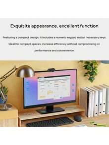 K251 Wireless Bluetooth Keyboard Morandi Pink Ultra-Thin Silent Three-Mode Switch Chocolate Keycaps Multi-Device Compatible (Mac/Win/IPad/Android) Portable Office Keyboard - Pink - View 4