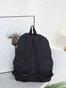 Zestaw 4 plecaków w jednolitym kolorze, casualowy, elegancki, z przegrodą na laptopa, torbą na lunch, torbą na ramię i piórnikiem, regulowanym paskiem, wieloma kieszeniami i pojemnymi torbami szkolnymi. Wielofunkcyjny zestaw plecaków dziennych dla mężczyzn/chłopców/nastolatków/studentów/absolwentów. Do codziennego użytku/na wakacje/podróże/powrót do szkoły.