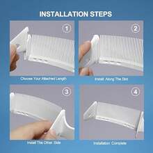 2-Piece Hair Fade Combs - Adjustable Curved Positioning Clipper Comb For Men, Barber & Salon - White - 1 - View 7